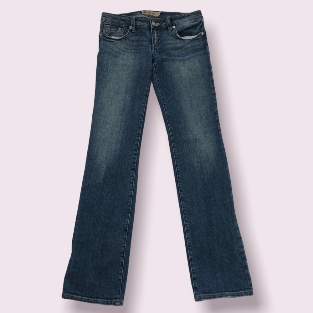 Just USA, ✨Y2K✨ Boot Cut Jeans, Size 7 - Picture 2 of 16